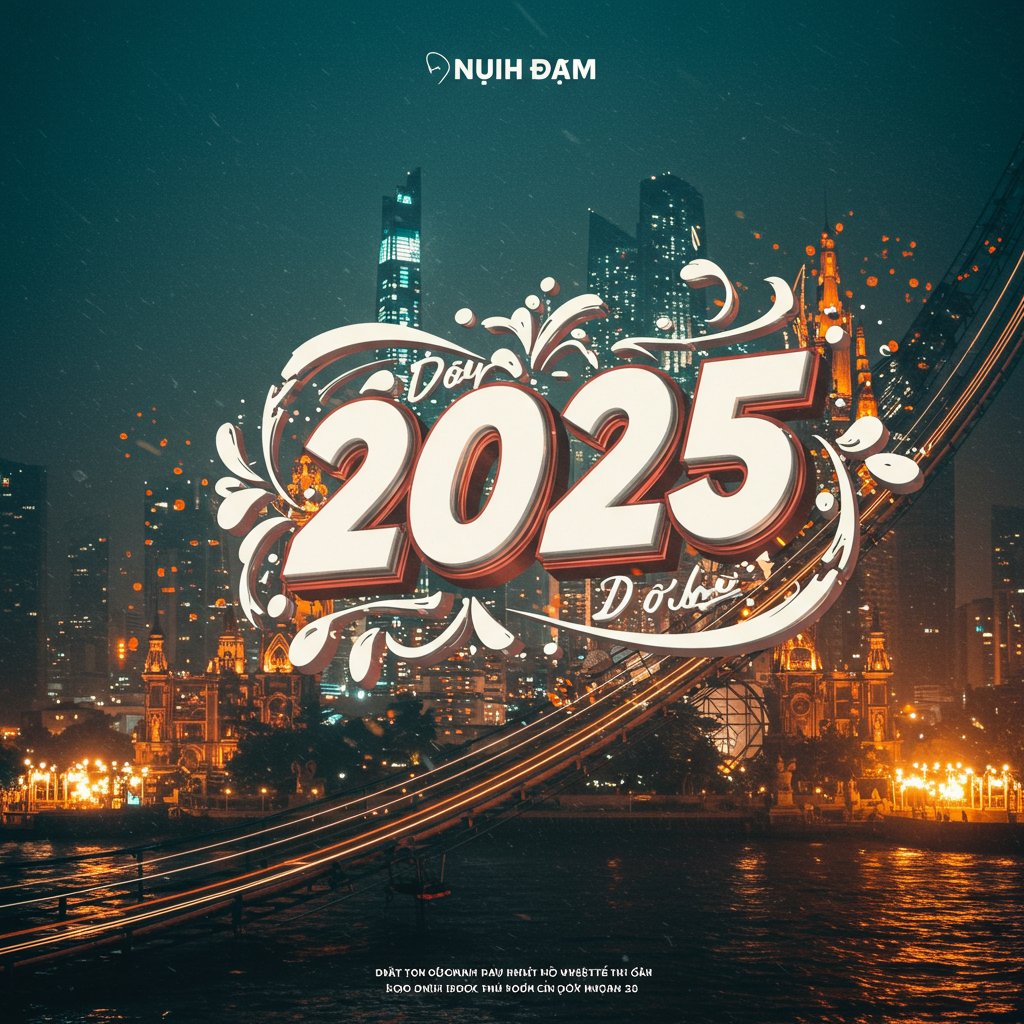 Hình ảnh minh họa cho bài viết: 5 hiệu ứng chữ Typography hot trend năm 2025 bạn nên thử