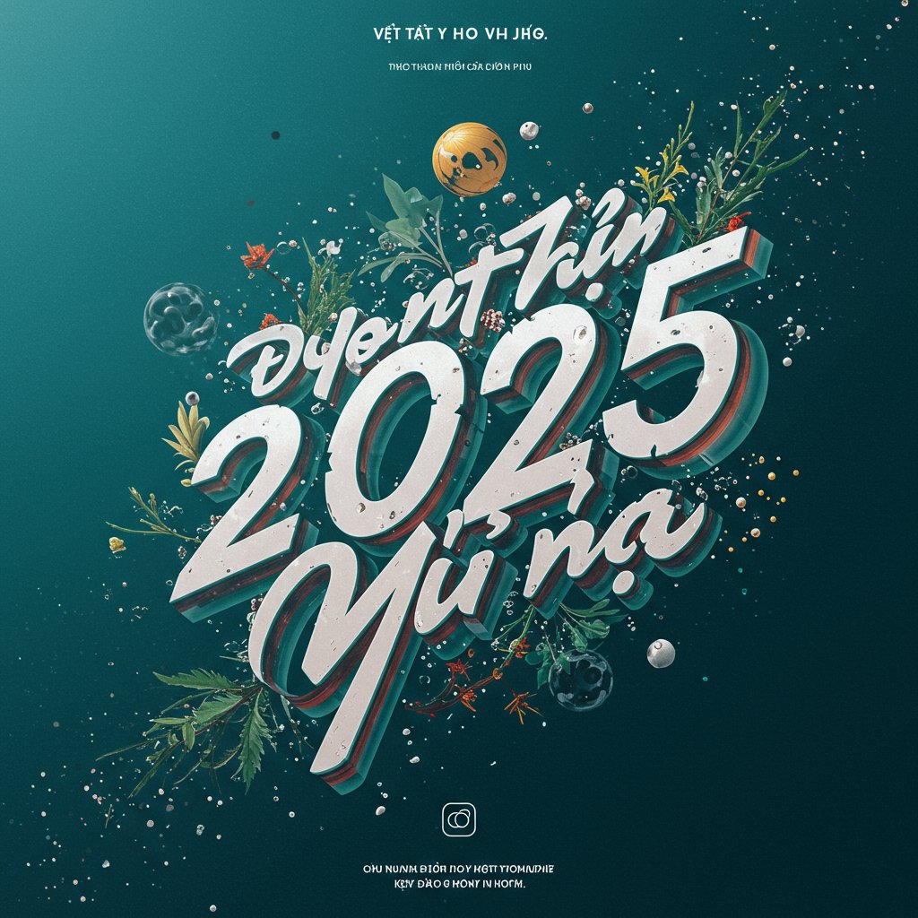 Hình ảnh minh họa cho bài viết: 5 hiệu ứng chữ Typography hot trend năm 2025 bạn nên thử