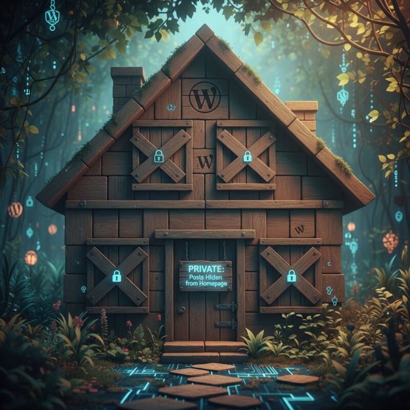 Ngôi nhà WordPress đóng cửa sổ