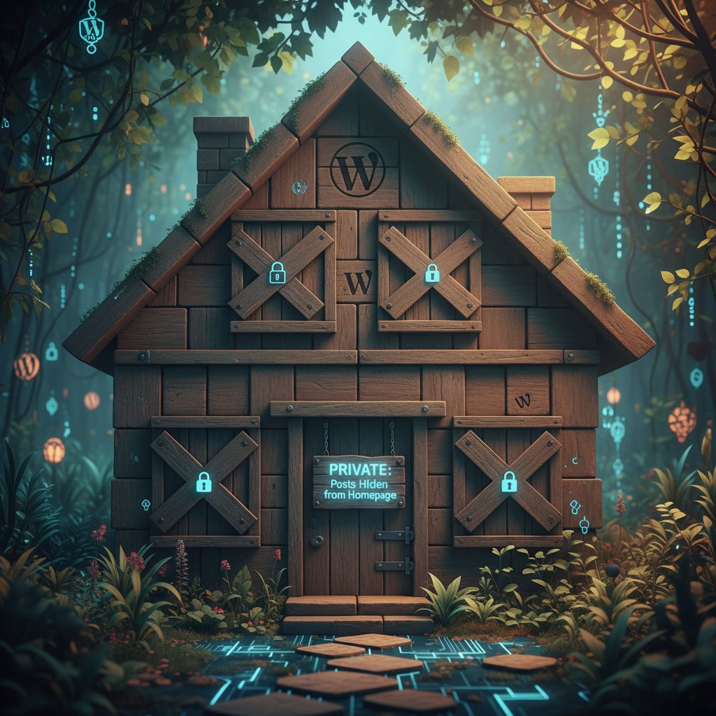 Ngôi nhà WordPress đóng cửa sổ