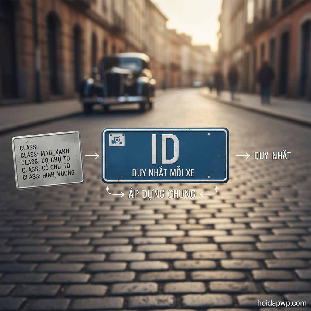 Biển số xe (duy nhất cho mỗi xe - ID)