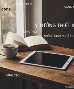 1. iPad A16 nằm trên bàn gỗ mộc mạc, bên cạnh tách cà phê nóng và cuốn sách đang mở, tạo cảm giác thư giãn và ấm cúng.