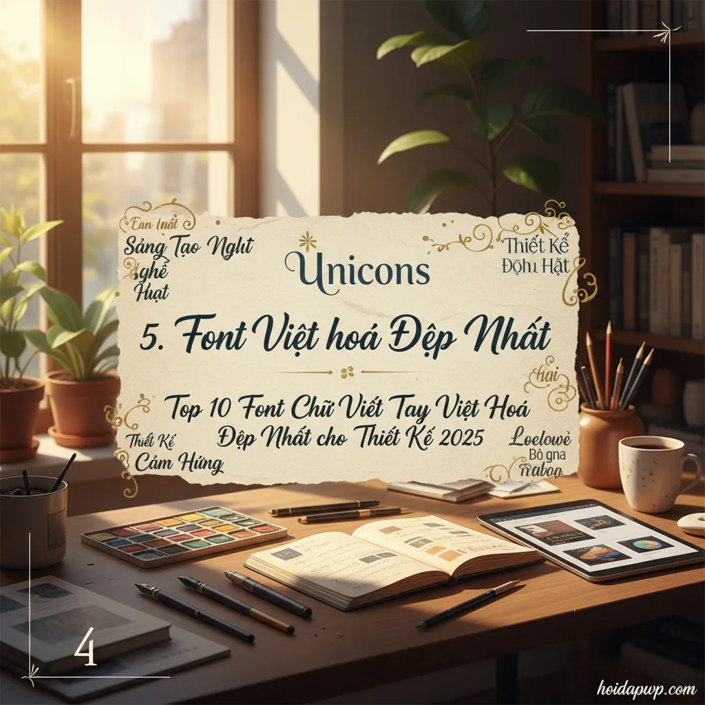 5. Font Việt hóa đẹp nhất